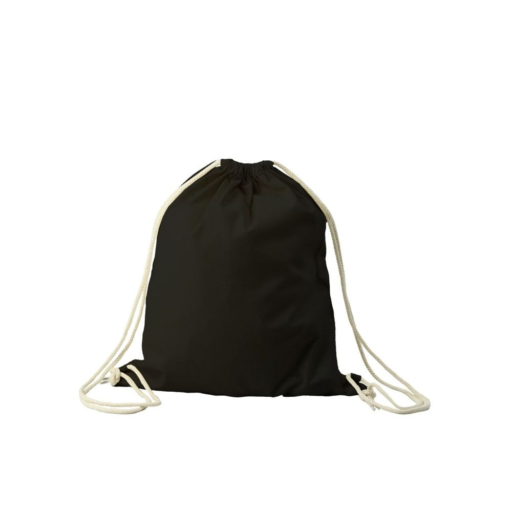 Cotton Fare EveryDay Gym gympapåse i bomull, 140 g/m² – svart
