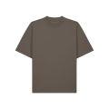 Stanley/Stella Blaster 2.0 oversized unisex T-shirt med hög hals, 200 g/m², brun (Mocha)