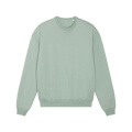 Stanley/Stella Ledger Dry unisex sweatshirt med rund hals, 400 g/m², ljusgrön (Aloe)