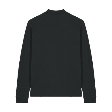 Stanley/Stella Prepster 2.0 Long Sleeve unisex långärmad pikétröja, 240 g/m² – svart, XXS (2)