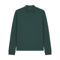 Stanley/Stella Prepster 2.0 Long Sleeve unisex långärmad pikétröja, 240 g/m², mörkgrön (Glazed Green)