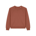 Stanley/Stella Stella Clara sweatshirt med rund hals för damer, 300 g/m², rödbrun (Heritage Brown)