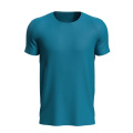 Stedman ST8000 tränings-T-shirt för herrar, 140 g/m², blå (Hawaii Blue)