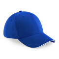Beechfield B20 keps, kungsblå (Bright Royal) / vit