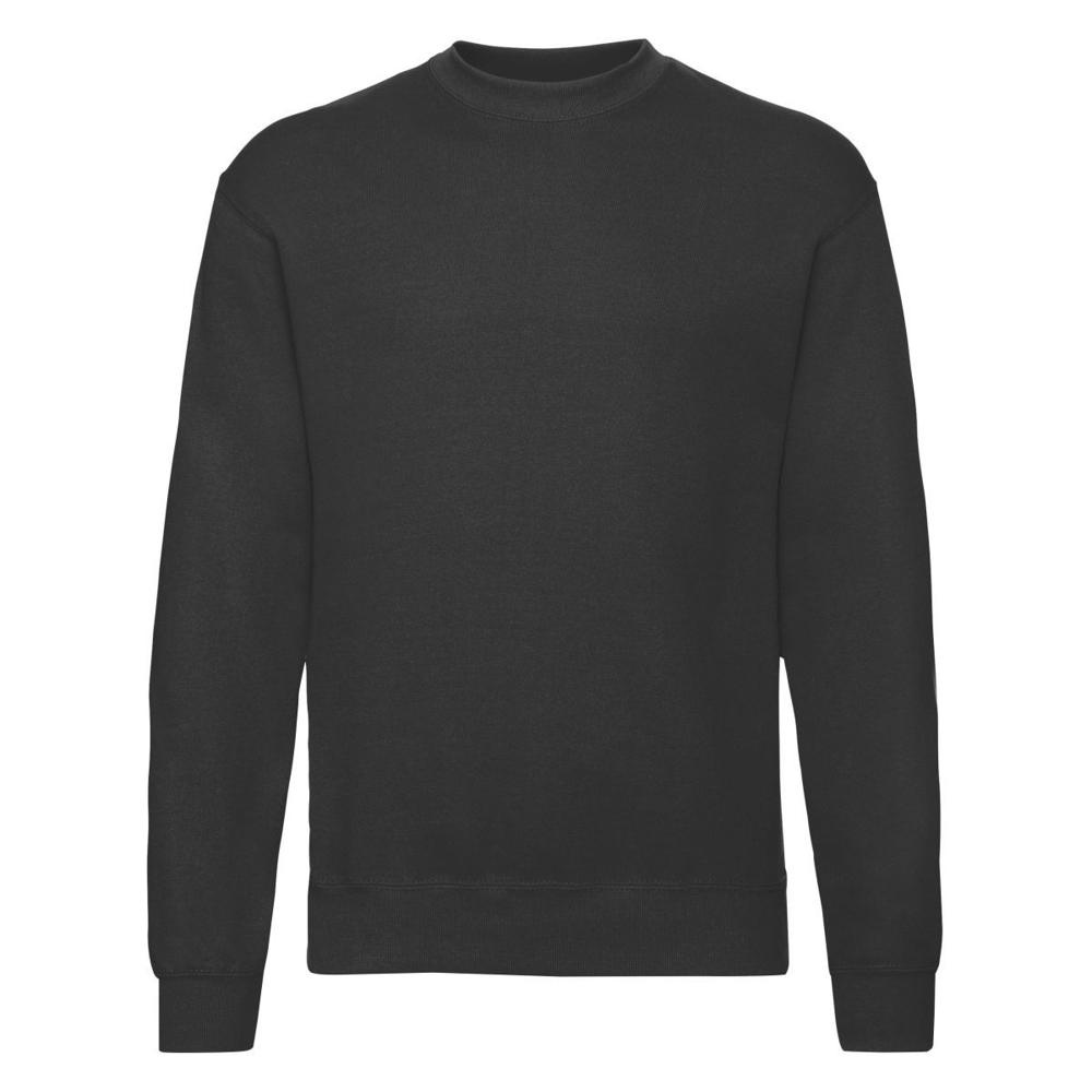 Fruit of the Loom 62-202-0 sweatshirt med rund hals - svart, S (1)