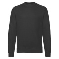 Fruit of the Loom 62-202-0 sweatshirt med rund hals, svart