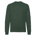 Fruit of the Loom 62-202-0 sweatshirt med rund hals, flaskgrön