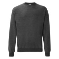 Fruit of the Loom 62-202-0 sweatshirt med rund hals, mörkgrå (Dark Heather Grey)