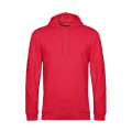 B&C WU03W huvtröja, rödmelerad (Heather Red)