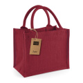 Westford Mill W412 presentpåse i jute, röd / röd