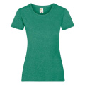 Fruit of the Loom 61-372-0 T-shirt för damer, grönmelerad (Retro Heather Green)