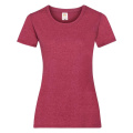 Fruit of the Loom 61-372-0 T-shirt för damer, rödmelerad (Vintage Heather Red)