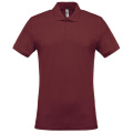Kariban K254 pikétröja för herrar, 180 g/m², vinröd (Wine)