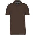 Kariban K241 pikétröja för herrar, 220 g/m², mörkbrun (Chocolate)
