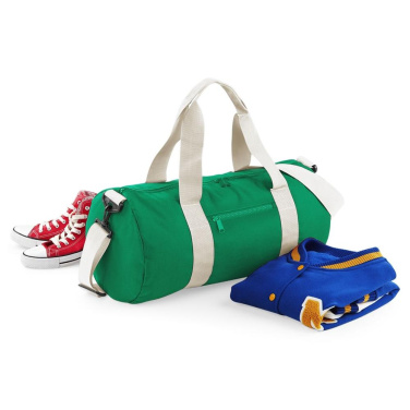 BagBase BG140 sportväska - grön (Kelly Green) / naturvit (Off White) (3)