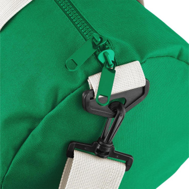 BagBase BG140 sportväska - grön (Kelly Green) / naturvit (Off White) (4)