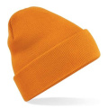 Beechfield B45 stickad mössa, orange