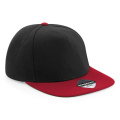 Beechfield B660 keps, svart / röd (Classic Red)