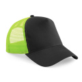 Beechfield B640 truckerkeps, svart / limegrön (Lime Green)