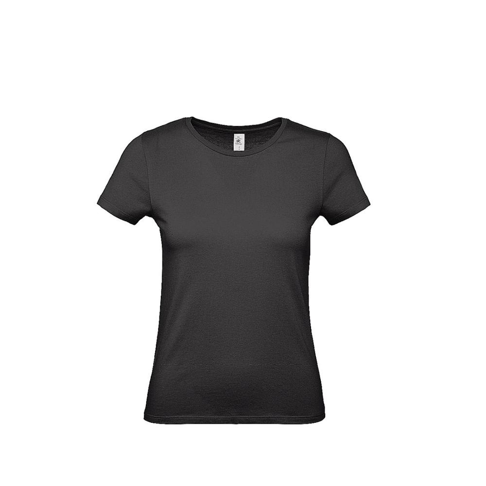 B&C TW02T T-shirt för damer - svart, XS (1)
