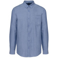 Kariban K533 skjorta för herrar, 135 g/m², blå (Oxford Cobalt Blue)